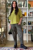 Clemmie Box Knit Olive Marl